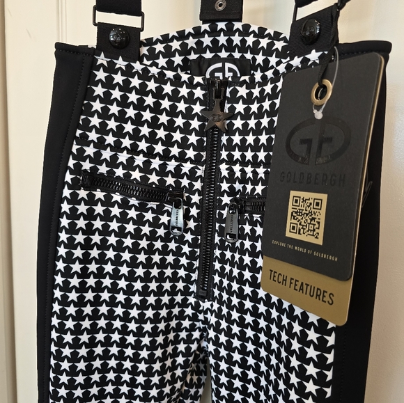 Goldbergh Starski Star Black Ski Pants Starstruck Goldbergh High End Skiโฆ - Picture 10 of 15